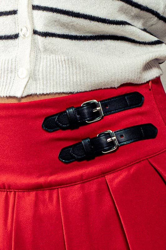 Fashion Week - Wholesale Skirt - Women's - Utility Pleated Skirt12