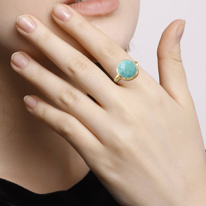 Vama Couture - Wholesale Cocktail/statement ring - Vama | Peoria Ring | Metal-Sterling Silver 2