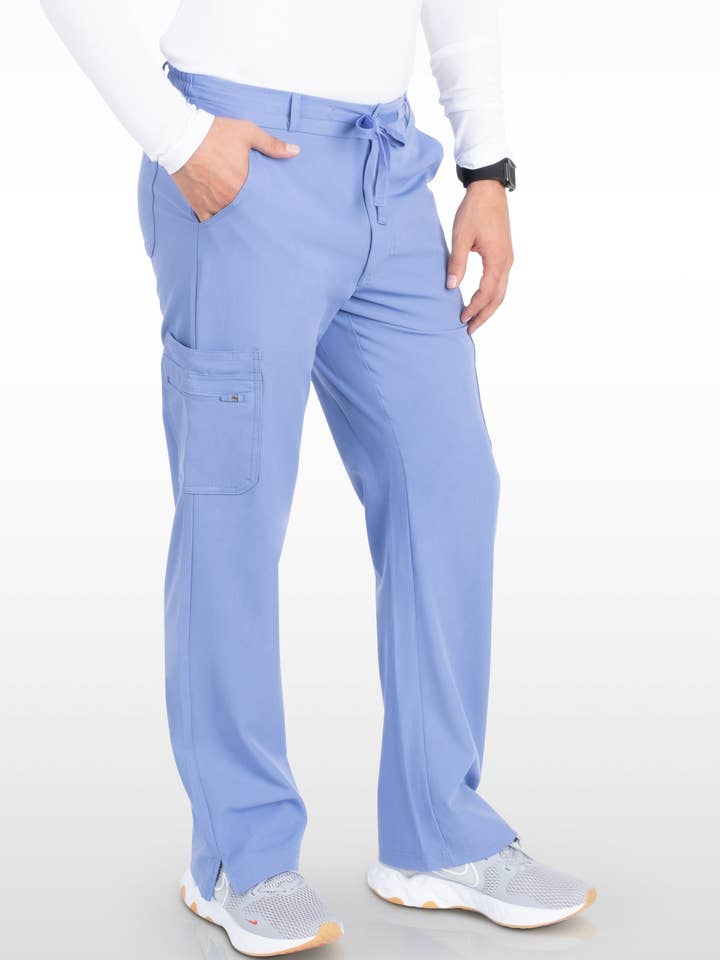 Aura Naturale – Engroshandel Sygeplejeruniform – til mænd – Java Herre French-Fly Scrubs Bukser med 9 lommer (96001)38