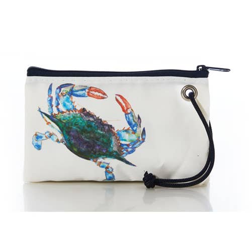 Watercolor Crab Wristlet for wholesale by Sea Bags