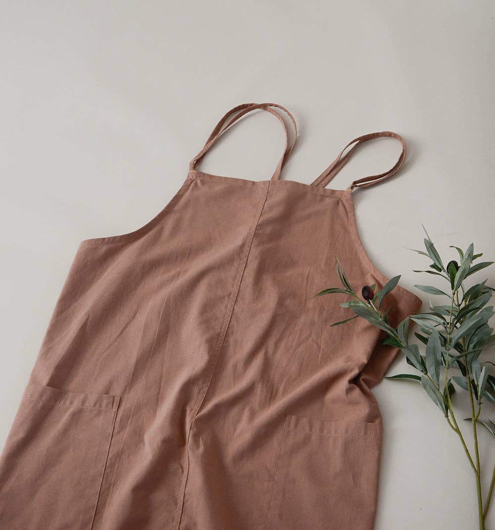 Gohobi （We cover U.S. import duties） - Wholesale Apron - Gohobi Korean Cotton-Linen Adjustable Apron10