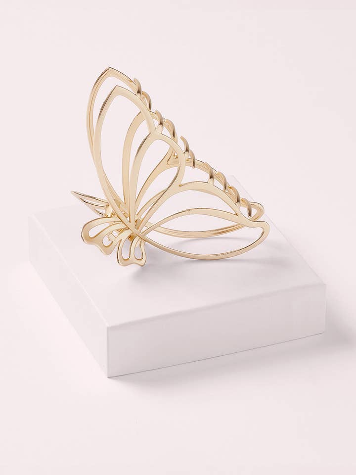 Gilded Wing Butterfly Claw Clip for wholesale by The Hair Edit