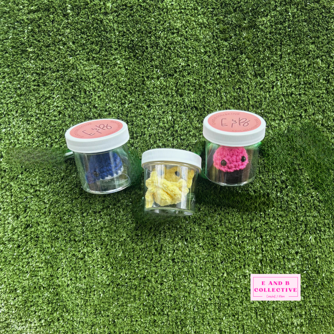 E and B Collective - Wholesale DIY Craft Kit - Kids - 3oz Plastic Jars with White Lid1