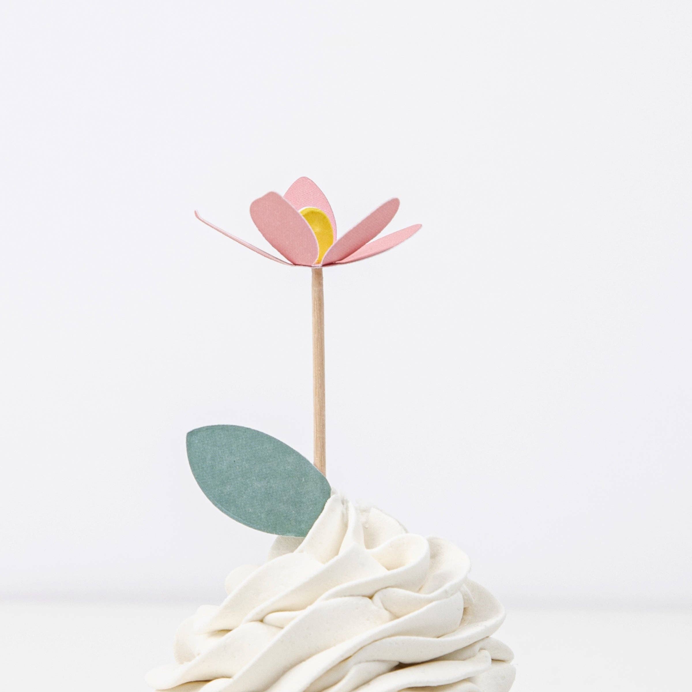 Meri Meri - Wholesale Cake/Cupcake Topper - Flower Garden Cupcake Kit4