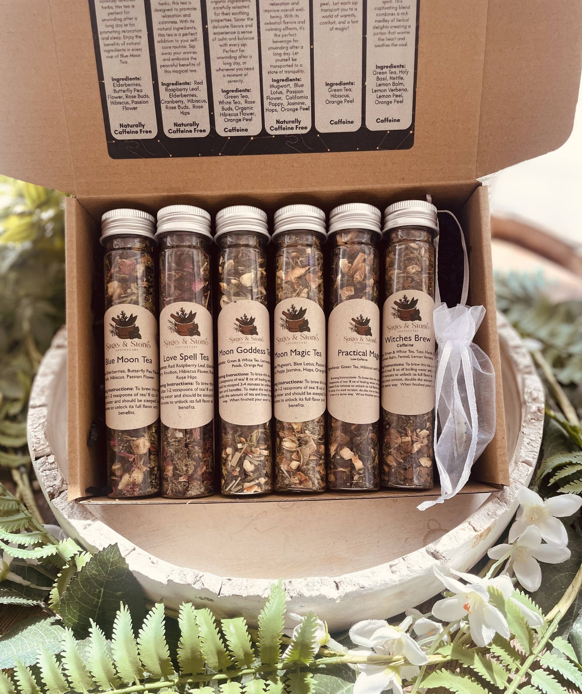 Sage & Stone Apothecary - Wholesale Loose Tea - Magical Tea Sampler3