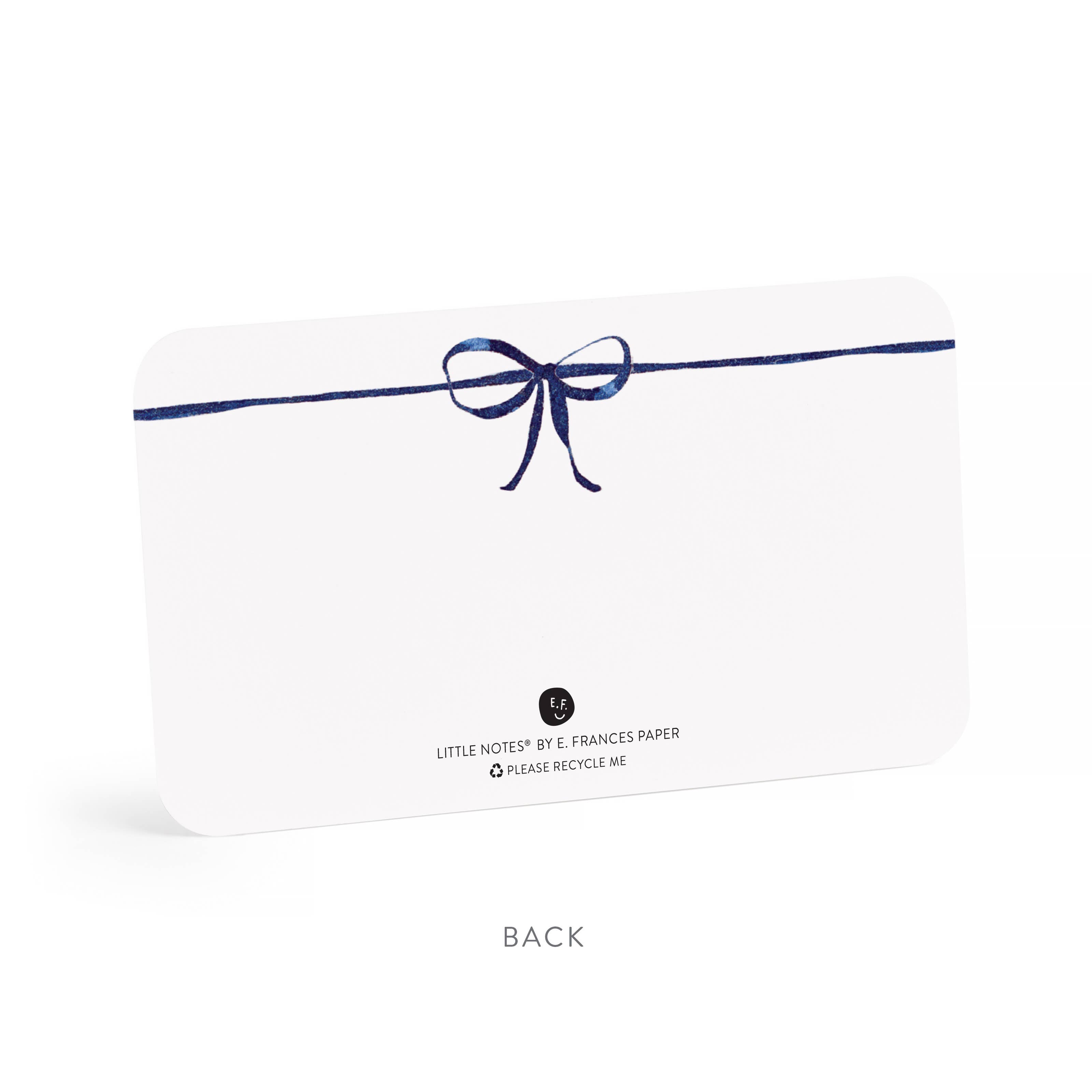E. Frances Paper - Vendita all'ingrosso Set di cartoleria/cancelleria - Navy Bow Little Notes®3