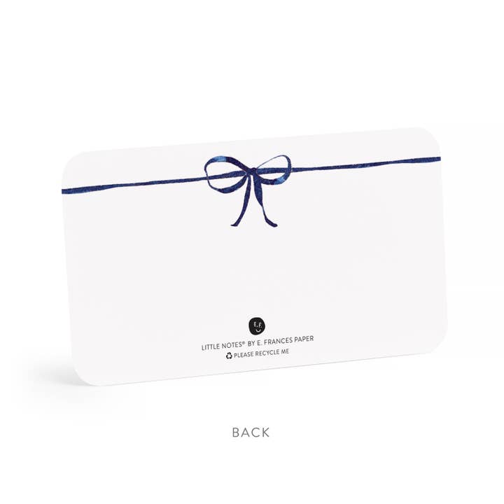 E. Frances Paper - Vendita all'ingrosso Set di cartoleria/cancelleria - Navy Bow Little Notes®3