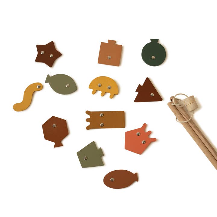 Babai – Großhandel Holzspielzeug – Kinder – Angelspiel auf den Magneten. Lustige Geometrie und Farben13