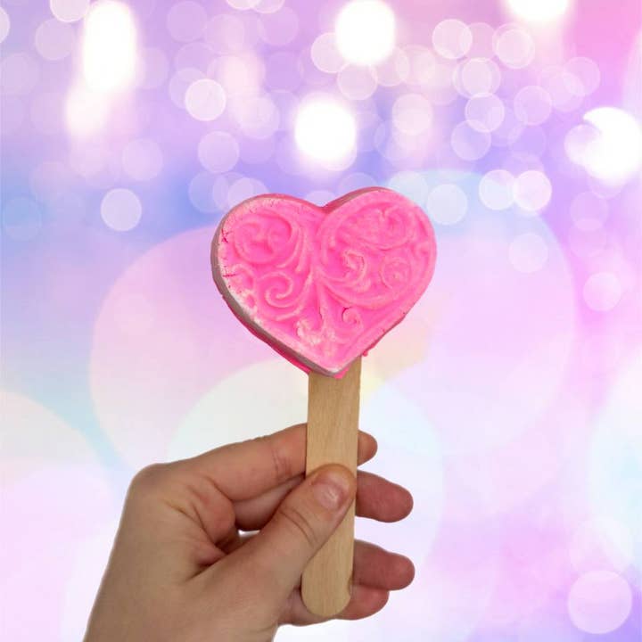 La Bomba - Wholesale Bubble Bath - Heart Bubble Bath. Solid reusable bubble bath, Valentines