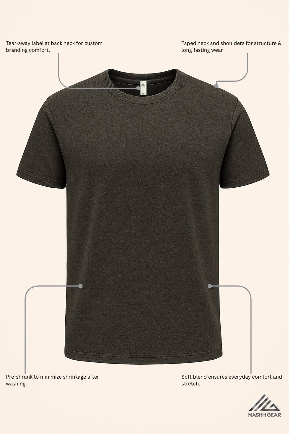 Mashh Gear - Wholesale T-Shirt - Unisex - Mashh Gear 5 Oz Soft RingSpun T-Shirts25