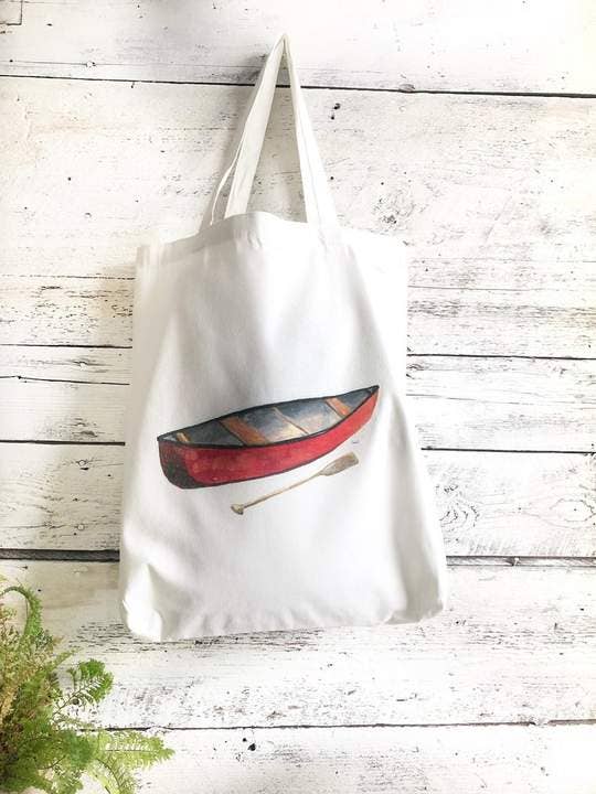 Red Canoe Market Bag for wholesale by Studio on Tenth