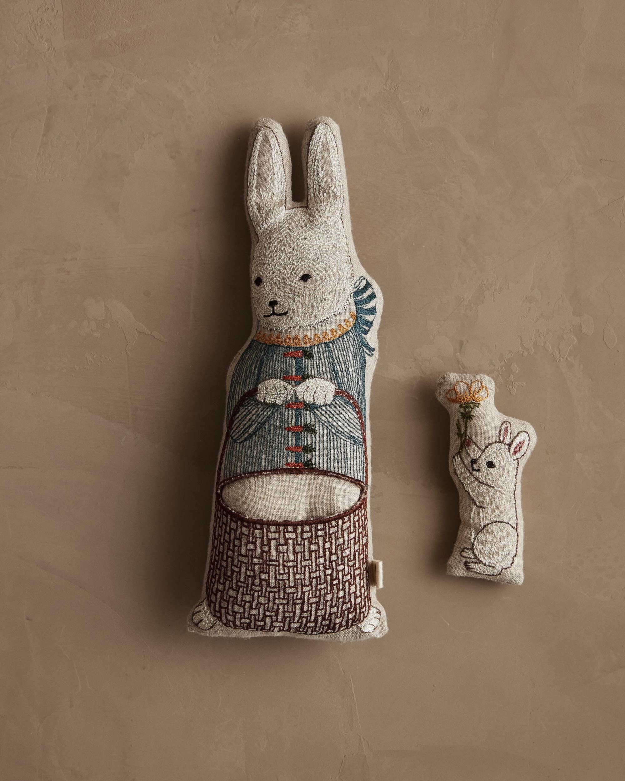 Coral & Tusk - Wholesale Decorative Figurine - Bunny in Basket Doll1