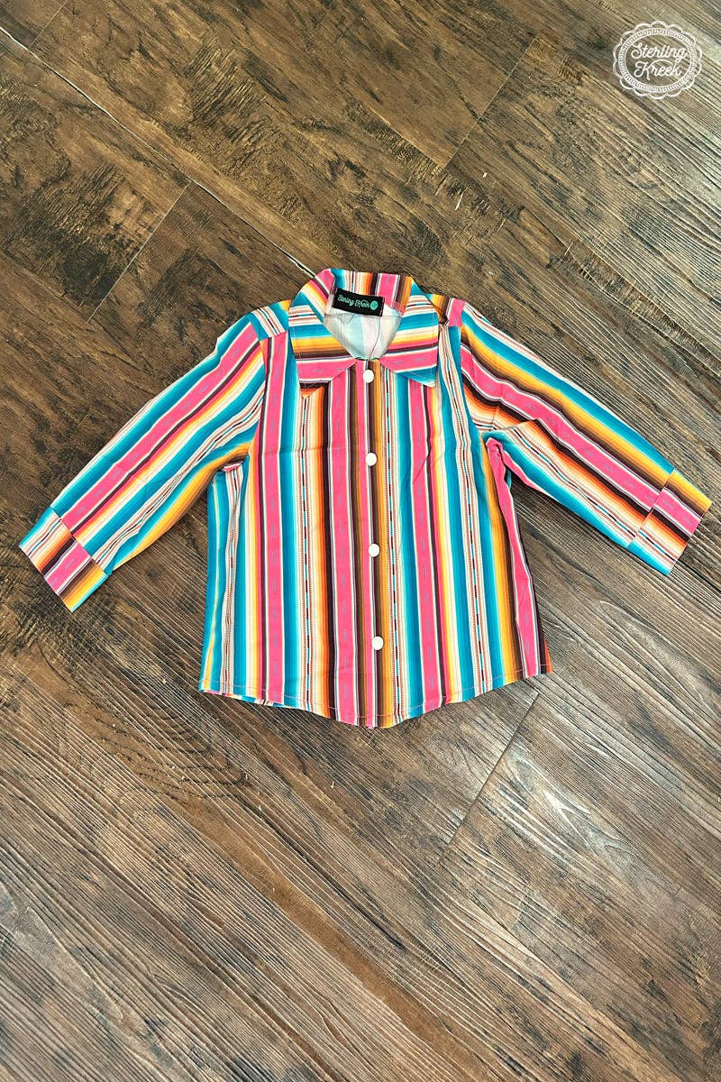 Sterling Kreek - Wholesale Button Down Shirt - Kids - Feel The Sunset Top Kids3