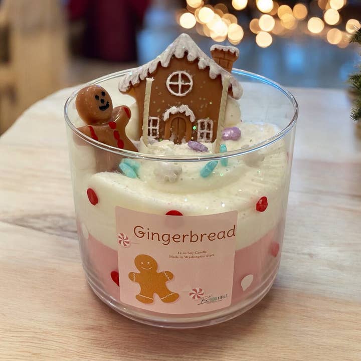 BeYOUtiful Bath* Body * Burn - Wholesale Jar/Filled Candle - Gingerbread Dessert Candle0