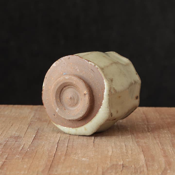 Matt Fishman Pottery - Wholesale Drinking Glass/Cup - Wild Clay and Glaze Teacup White Ash Glaze8