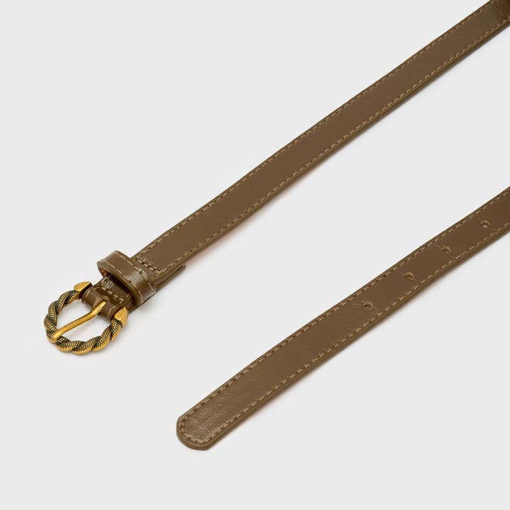 RIO BELT SHINY BROWN M/L - N64 for wholesale by NALI'