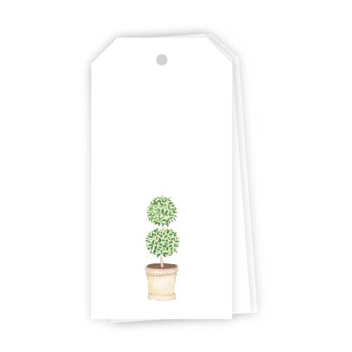 Topiary Gift Tags for wholesale by Rebecca Green Design