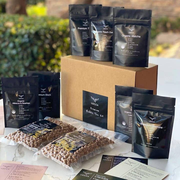 Locca - Wholesale DIY Drink Kit - Locca Ultimate Boba Tea Kit | Up to 56 Drinks | Unique Bubble Tea Gift Set1