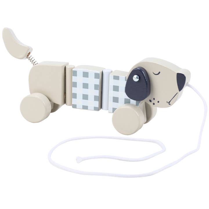 Hound Dog Pull Toy for wholesale by Primitives by Kathy