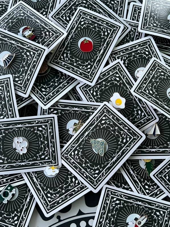 Grab Bag of 10 Enamel Pins for wholesale by LoVely Chaos