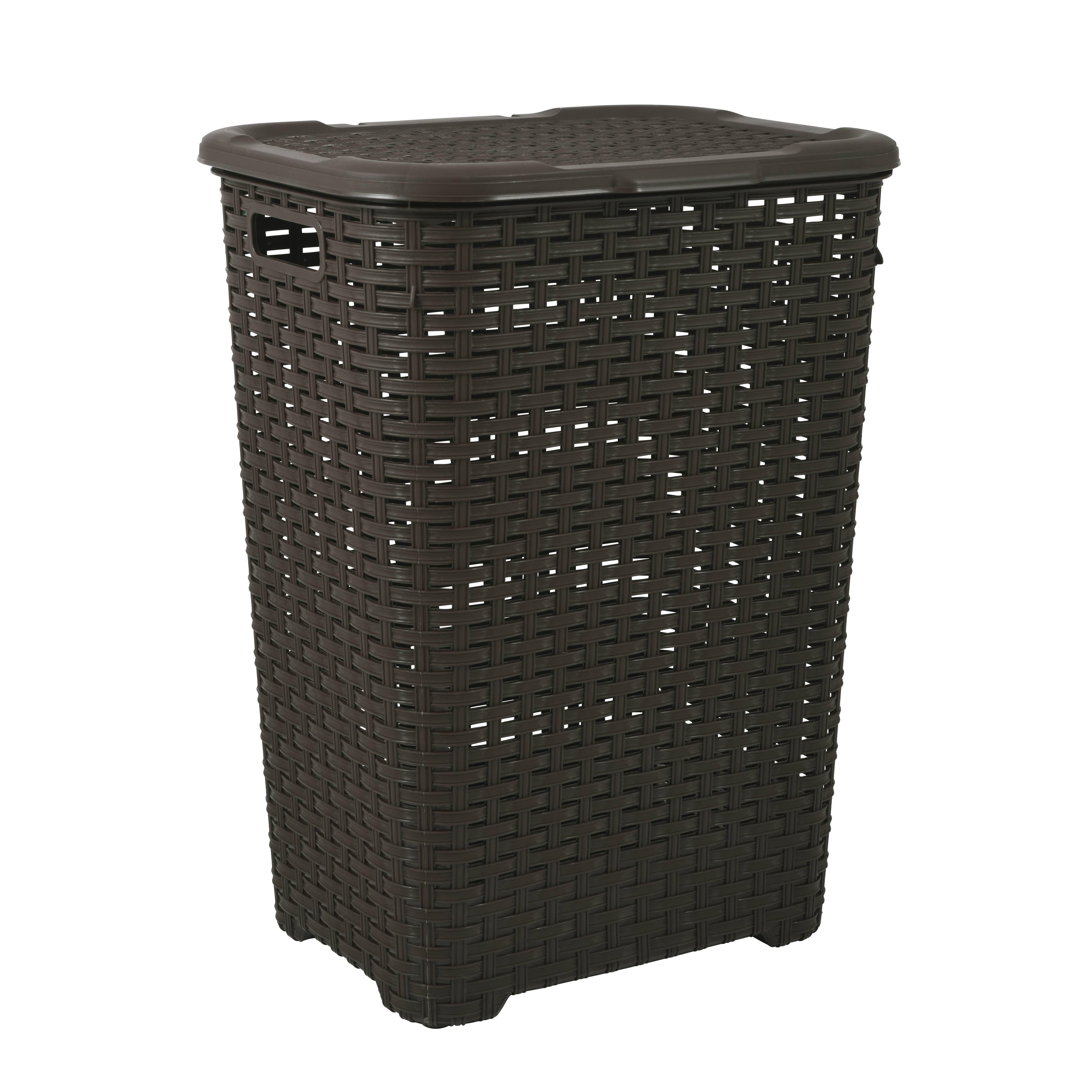 Superio Brand - Wholesale Laundry Hamper - Wicker Design Laundry Hamper, 60 Liter Tall Laundry Hamper4