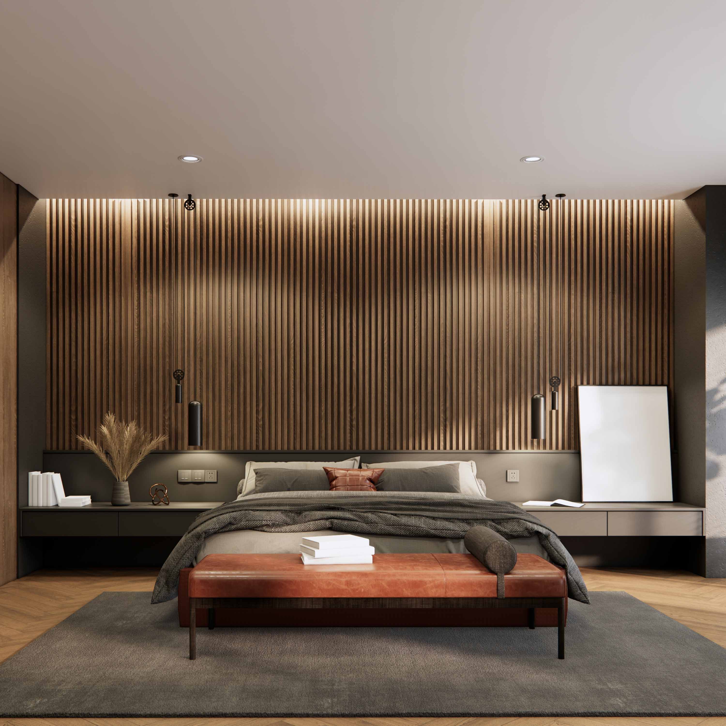 Walloro Luxury Embossed Wallpaper – wholesale Wall Panelling – Walnut Wood Grain Wall Panel, PS Wall Home Decoration Panel-Premium Quality6