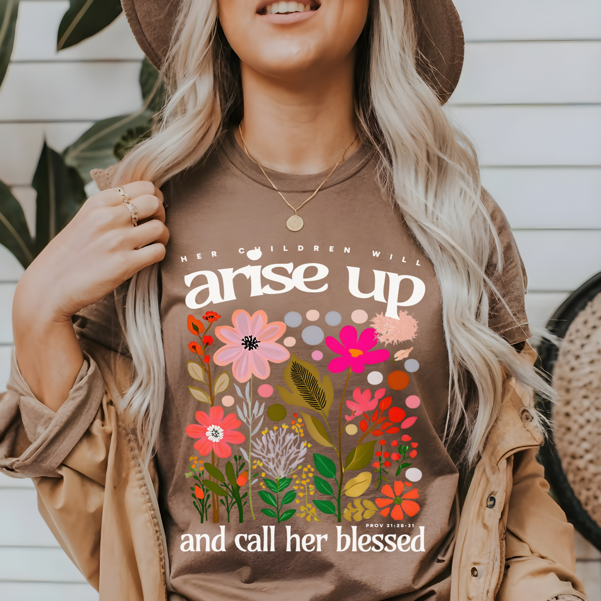 Scripted Pearl - Wholesale Screen Printed T-Shirt - Women's - Mom Bible Verse Comfort Colors Christian Mother's Day Tshirt15