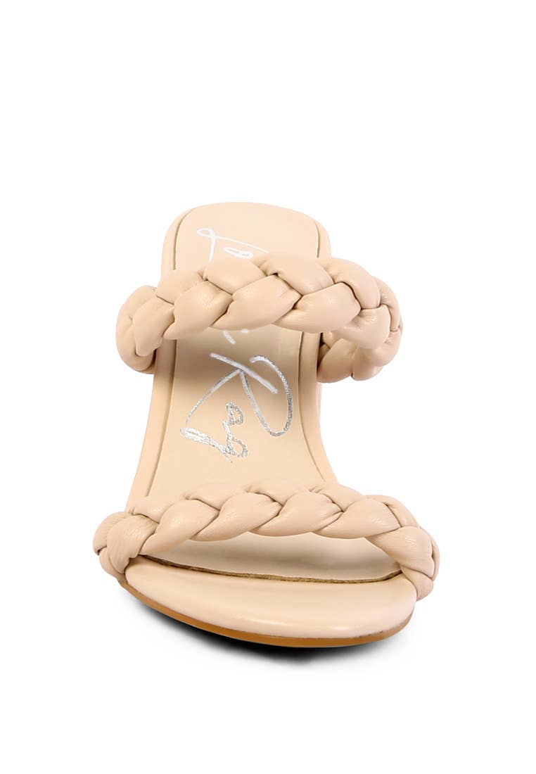 Rag Company - Wholesale High Heels - Women's - MI AMOR BRAIDED STRAP HIGH BLOCK HEELS9