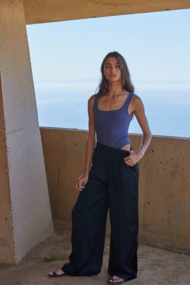 By Together - Wholesale Bodysuit - Women's - S1113 | Seamless Ribbed Double Layered Square Bodysuit4