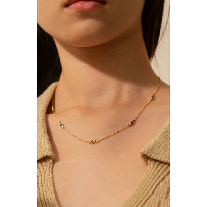 Fervor Montréal - Wholesale - Rhodolite Bubbles Necklace