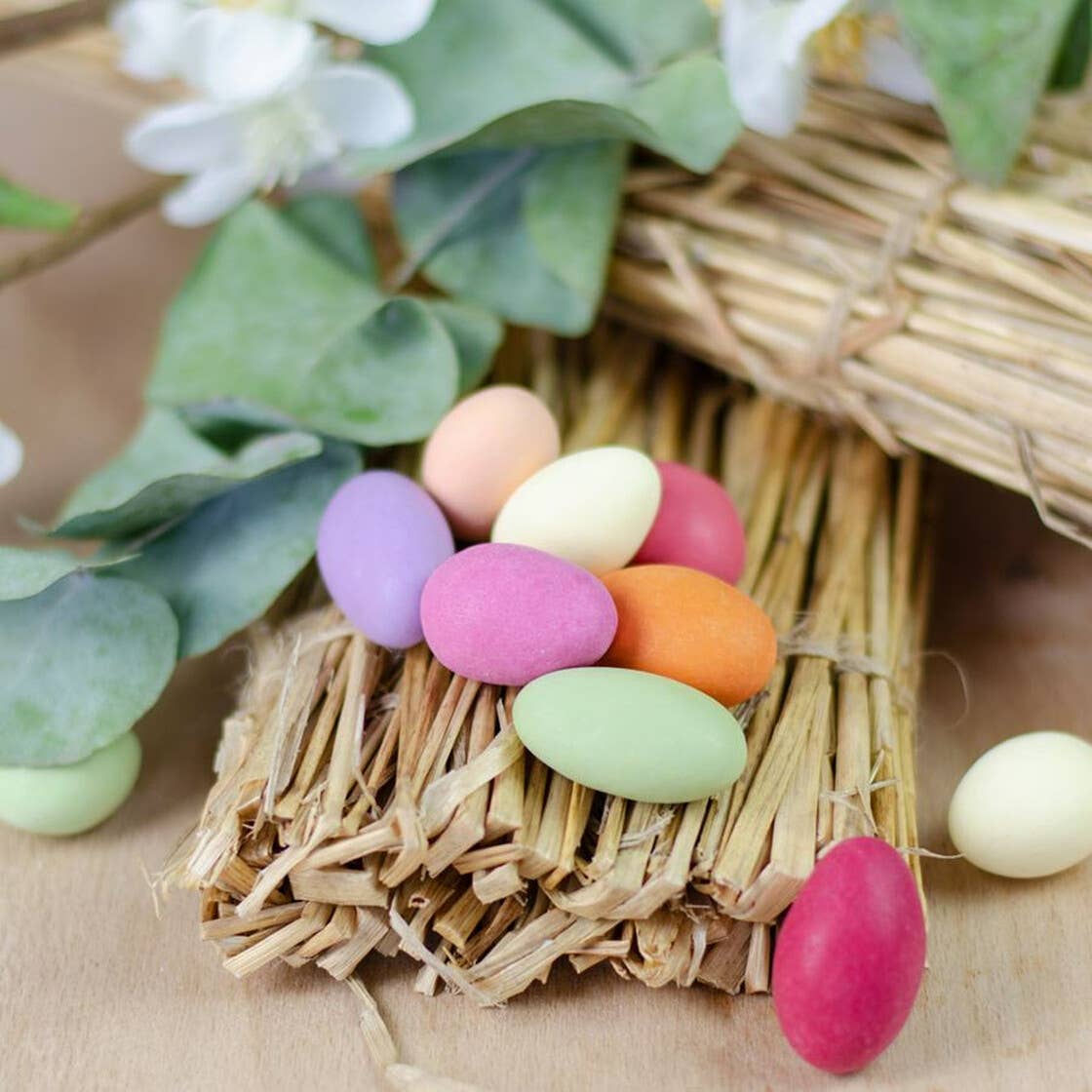 Der Zuckerbäcker - Wholesale Chocolate Covered Sweets - Easter Almond Eggs In Fine Glass Screw Jar M Spring Easter5