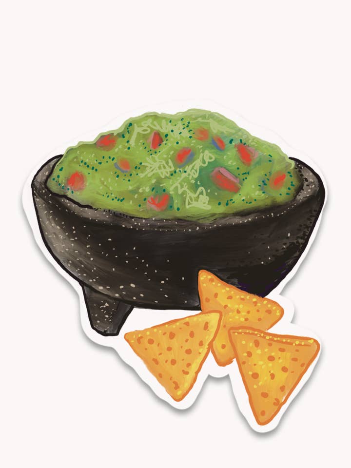 Guacamole Sticker for wholesale by Heather Freitas