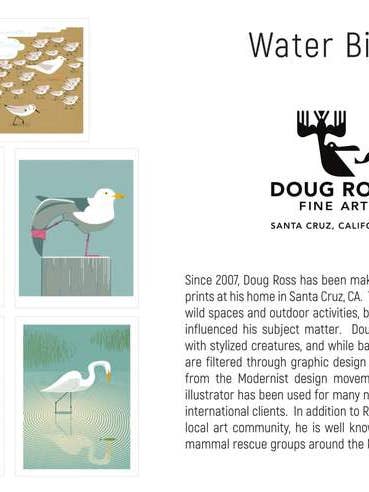 Water Bird kaartenset voor wholesale door Artisans & agency