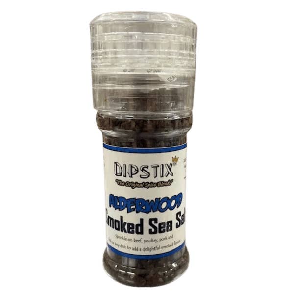 Alderwood gerookte zeezoutmolen voor wholesale door DIPSTIX