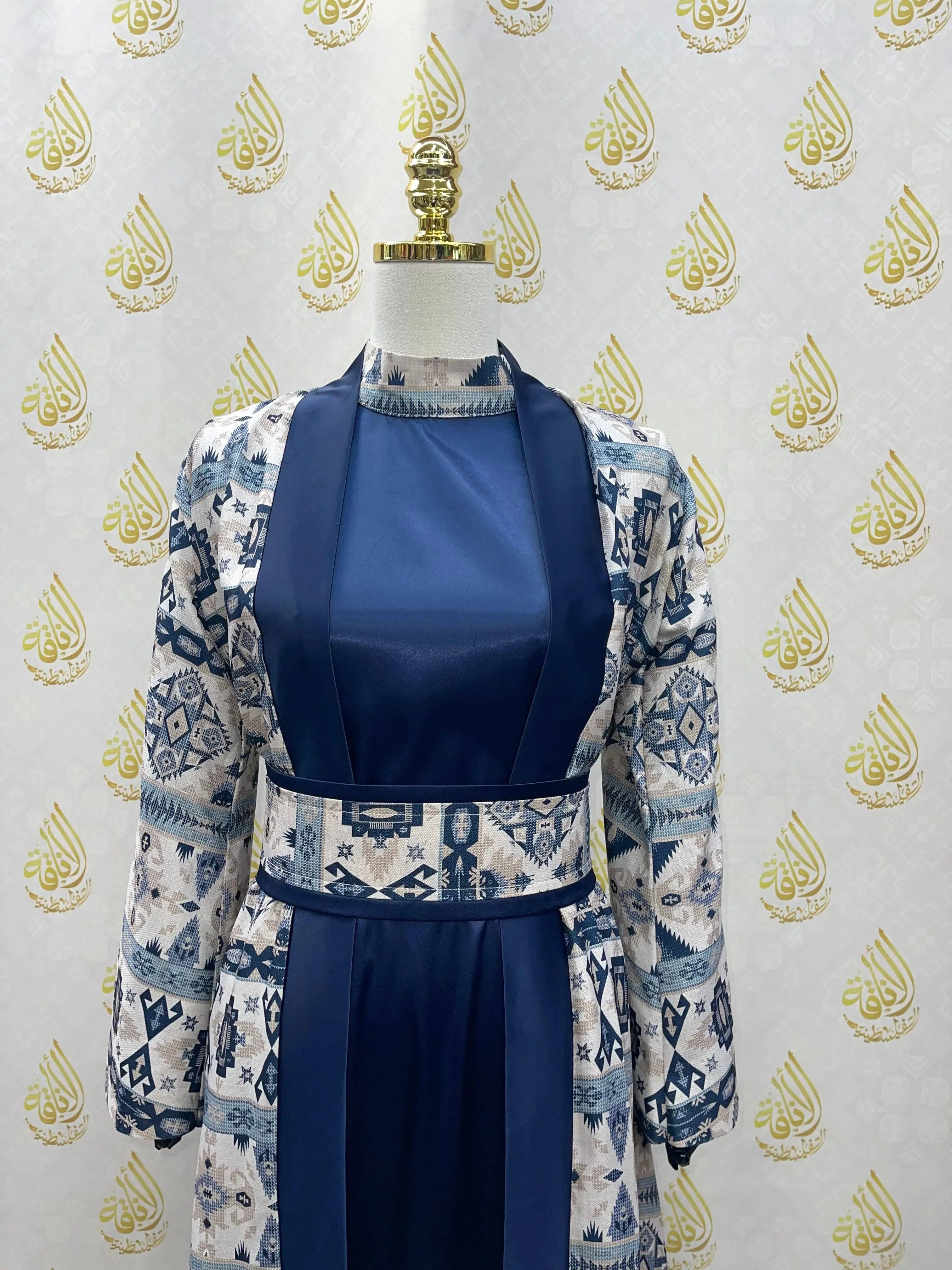 Palestinian Elegance - Wholesale Kaftan - Women's - Satin Silk Kaftan: Luxurious Comfort and Elegant Style11