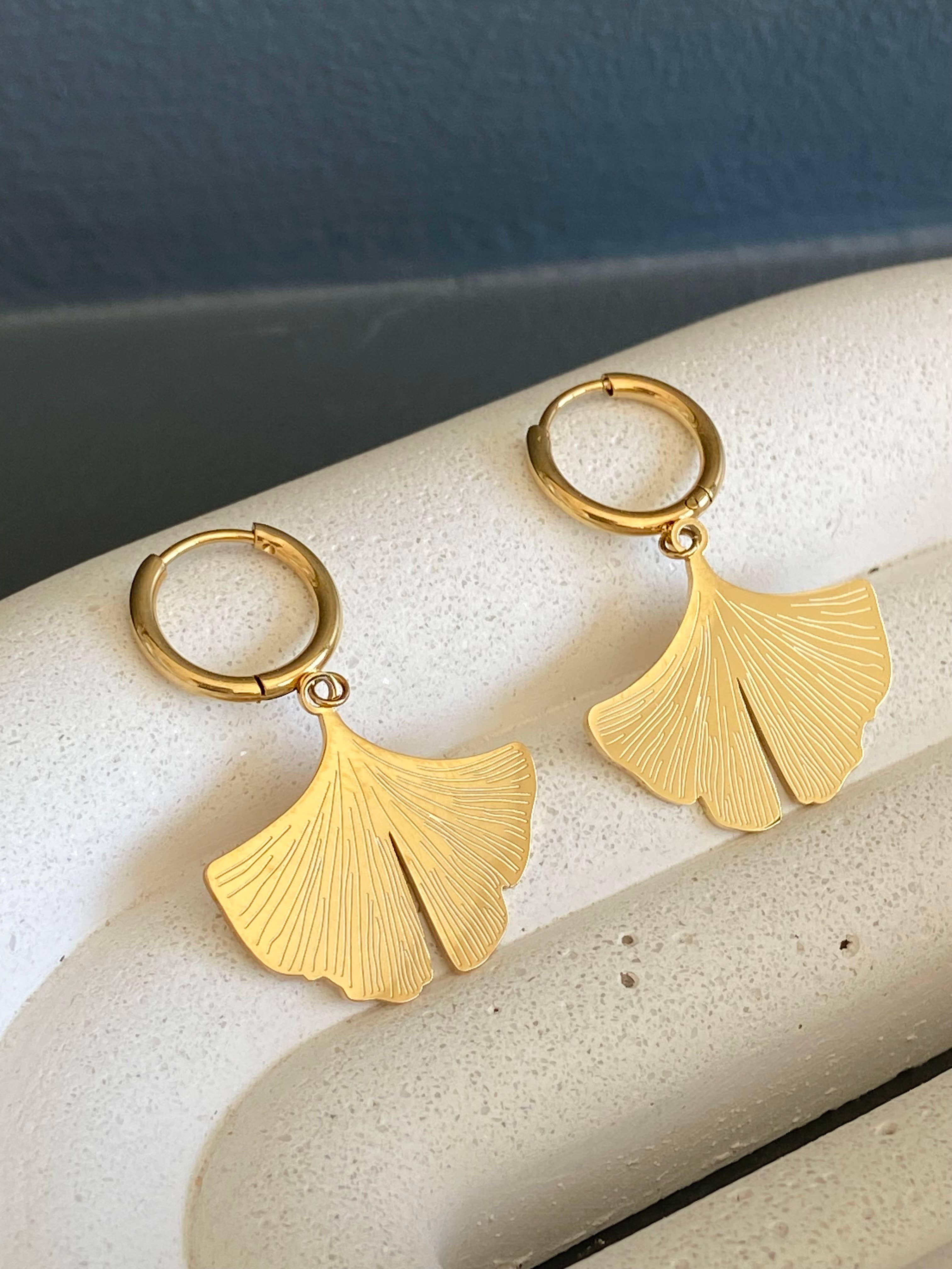 Ma Cocotte - Wholesale Dangle Earrings - Gingko earrings 22