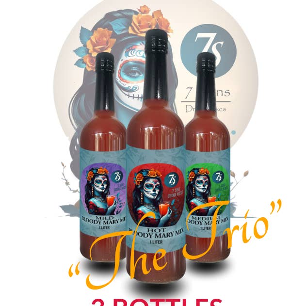 7Sins Mélange Bloody Mary (lot de 3) pour la vente par 7 Sins Mixes