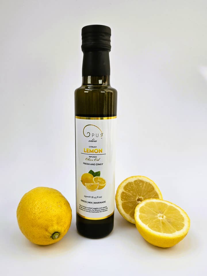 LEMON olive oil 250ml for wholesale by Opus Products