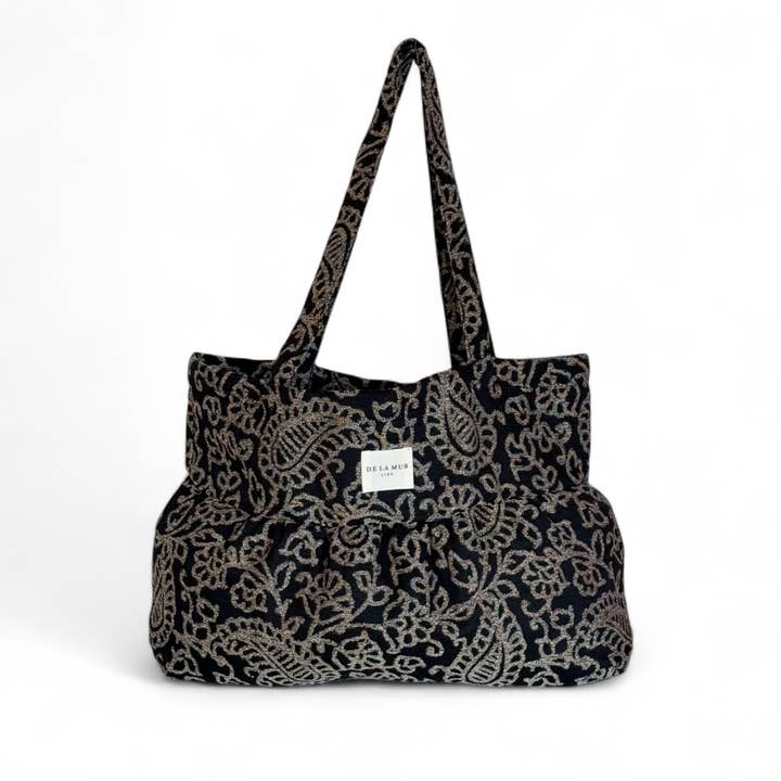 Medium ruffle tote bag Teide for wholesale by DE LA MUR LINE US Inc