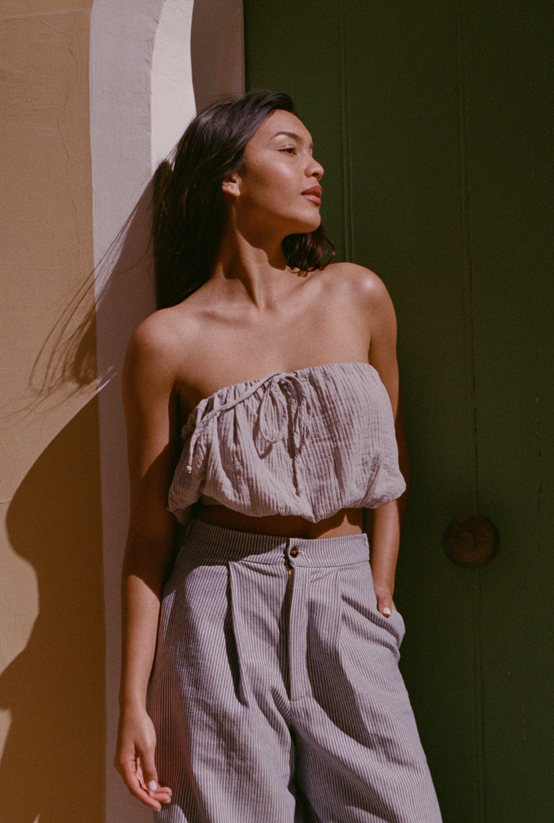 Nénés - Wholesale Blouse - Women's - Clara Top - Clay2