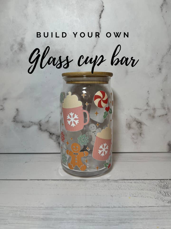 Build Your Own Glass Cup Bar for wholesale by Itsfaithscreations