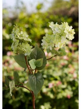 Artificial Double Headed Green Lilac Stems for wholesale by Mezu Silk Flowers