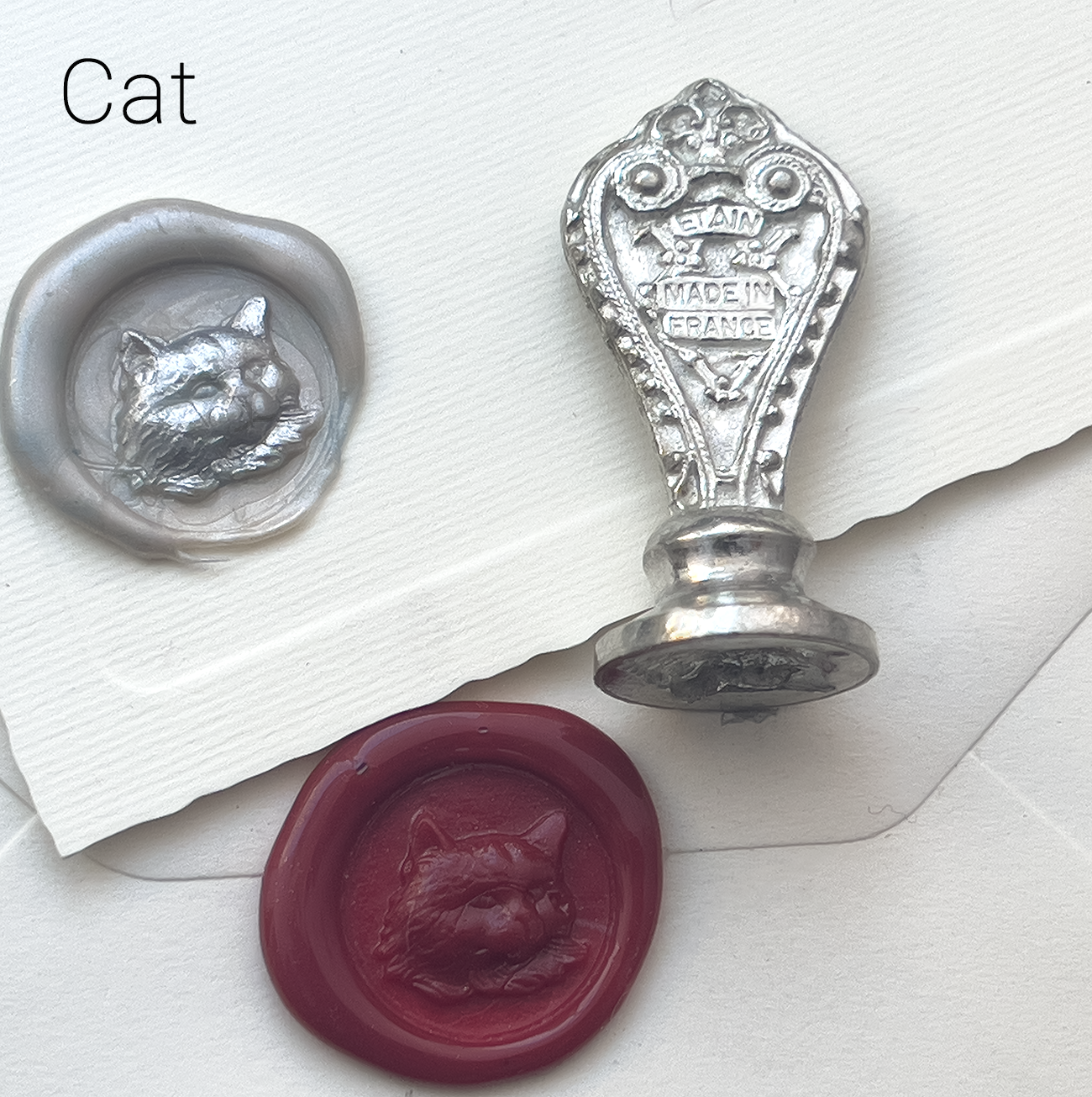 Papier Plume - Wholesale Rubber/Decorative Stamp - Wax Seals from France - Cast Pewter - 17 UNIQUE 3D Designs2