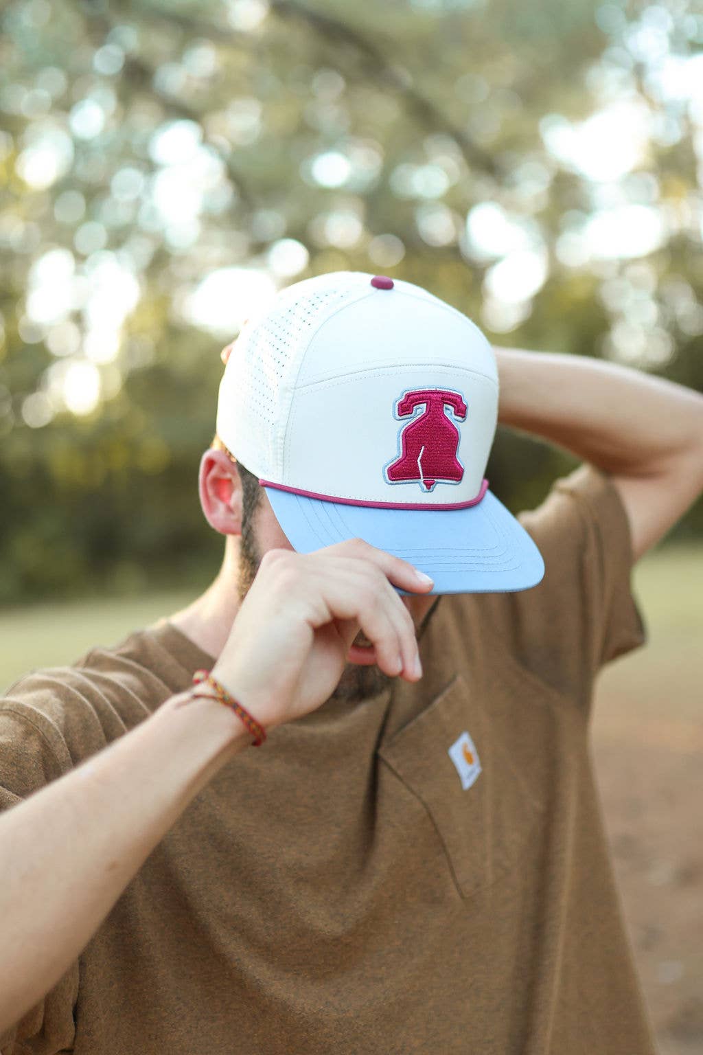 Rybo Shop – Großhandel Basecap – Herren – Philadelphia Baseball Retro Blau Snapback Kappe Philly4