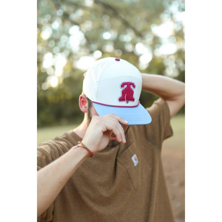 Rybo Shop – Großhandel Basecap – Herren – Philadelphia Baseball Retro Blau Snapback Kappe Philly4