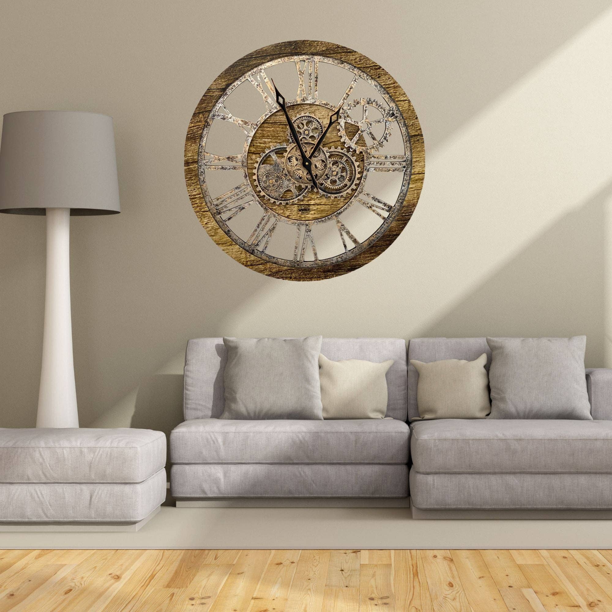 The Gears Clock - Wholesale Wall Clock - AMERICA LINE WALL CLOCK 24 INCH GOLD ANTIQUE7