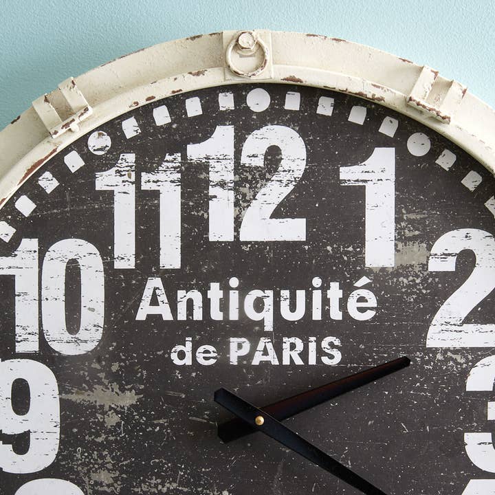 CTW Home Collection - Wholesale Wall Clock - Antiquite De Paris Wall Clock1