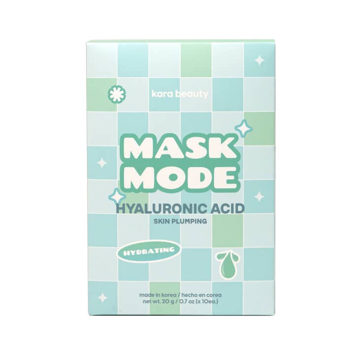 Kara Beauty - Wholesale Skincare Face Mask - Mask Mode Sheet Mask (10 pack) - Hyaluronic Acid