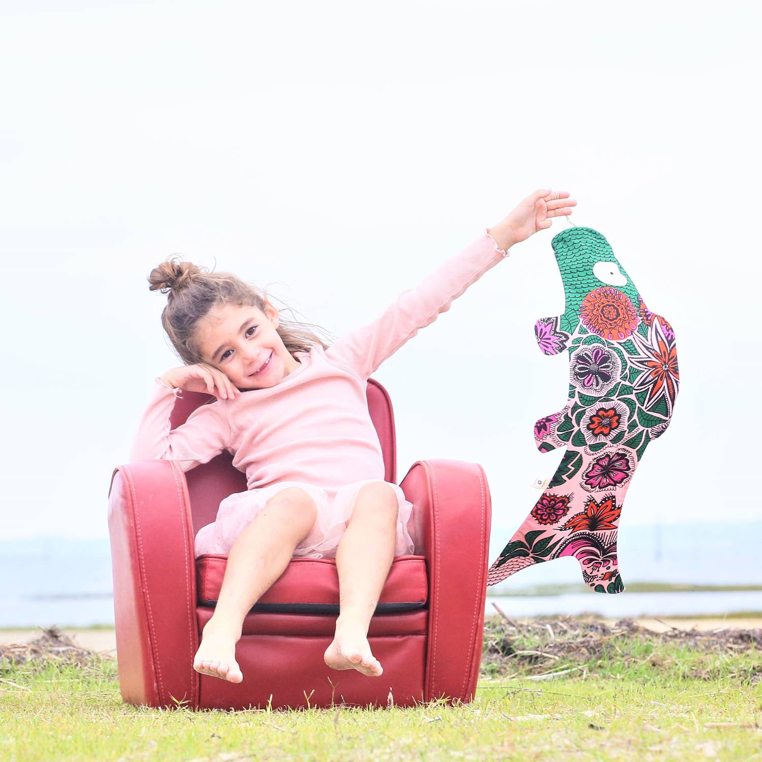 MADAME MO – Engroshandel 3D-vægkunst – Pink Blossom Koinobori - vægdekoration4