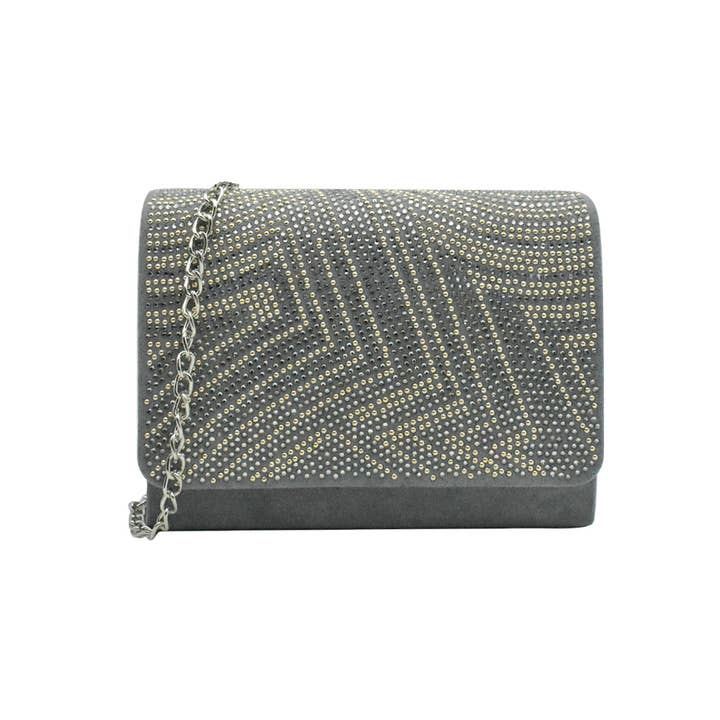 Belle Trading Ltd - Wholesale Clutch Bag - Women's - Alice Art Deco Inspired Jewelled Clutch Bag with Chain Strap12